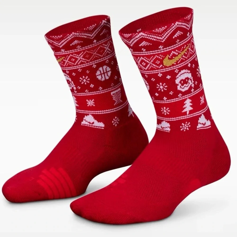 Nike‎ Elite Basketball Crew Socks Holiday Large